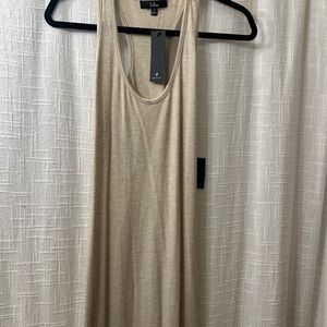 Lulu's Cream Ribbed Tank Top